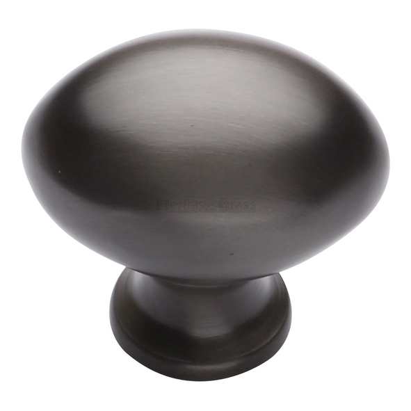 C114 32-MB • 32 x 15 x 28mm • Matt Bronze • Heritage Brass Oval Cabinet Knob